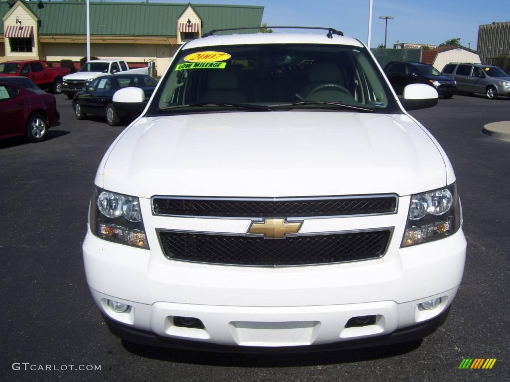 2007 Tahoe LT 4x4 - Summit White / Dark Titanium/Light Titanium photo #8