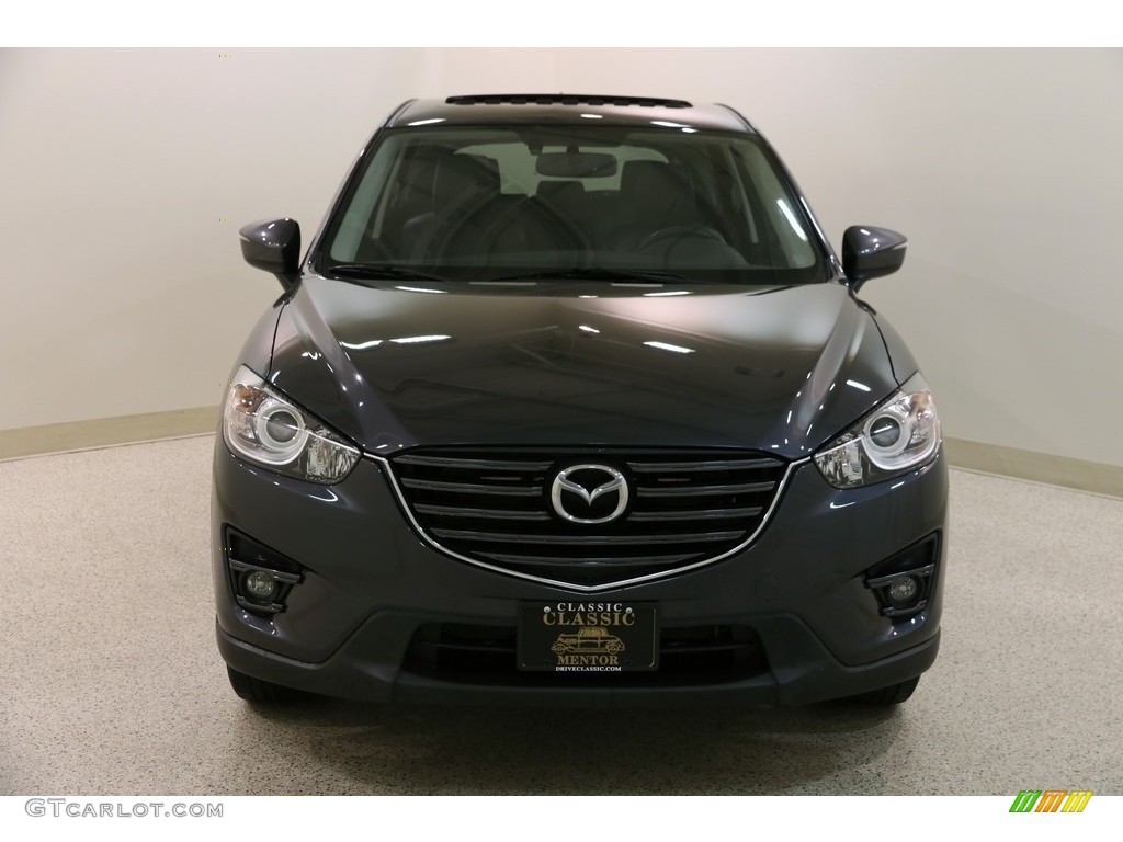 2016 CX-5 Grand Touring AWD - Meteor Gray Mica / Black photo #2