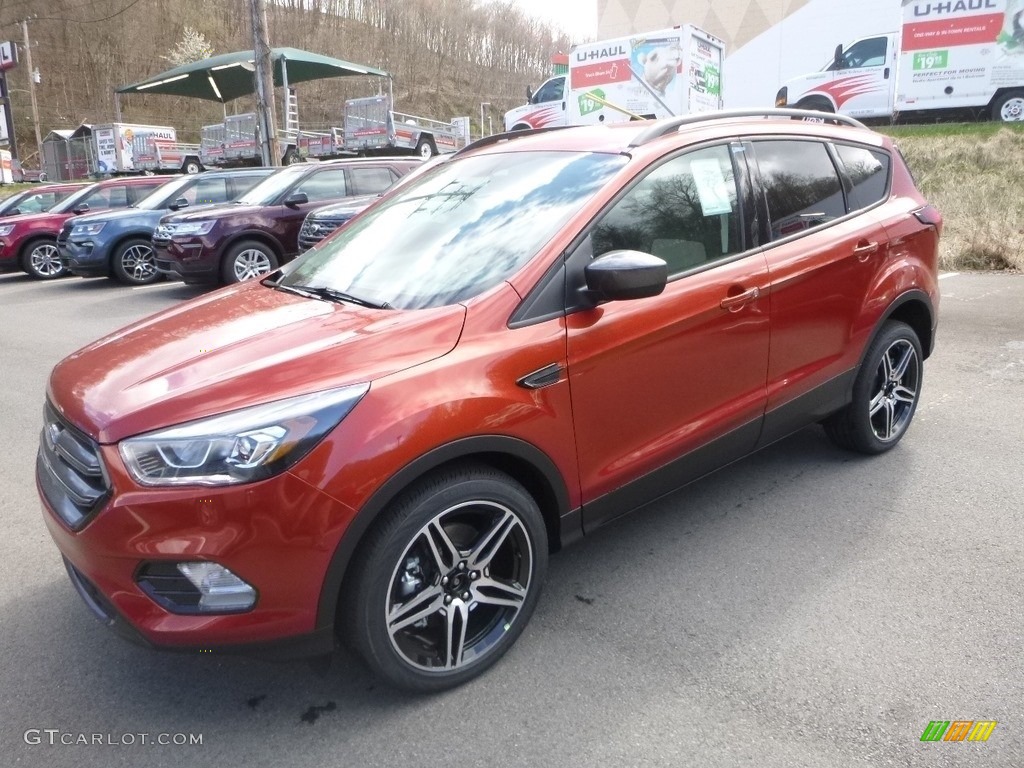 2019 Escape SEL 4WD - Sedona Orange / Chromite Gray/Charcoal Black photo #5