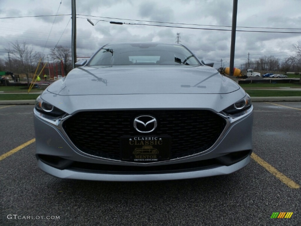 2019 MAZDA3 Sedan - Sonic Silver Metallic / Black photo #2