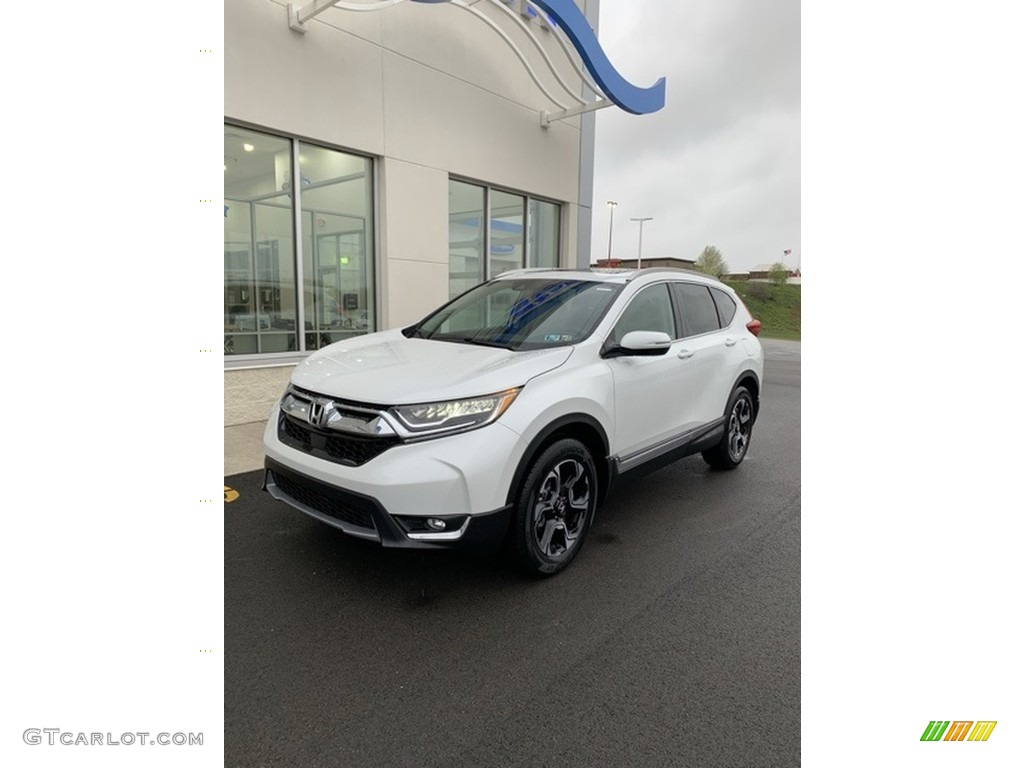 2019 CR-V Touring AWD - Platinum White Pearl / Ivory photo #2