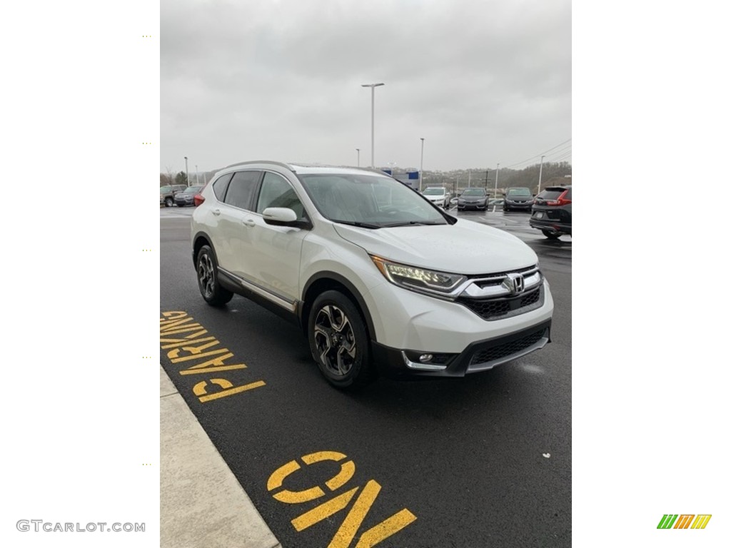 2019 CR-V Touring AWD - Platinum White Pearl / Ivory photo #4