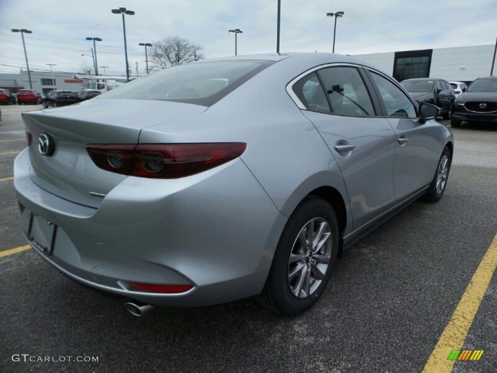 2019 MAZDA3 Sedan - Sonic Silver Metallic / Black photo #7