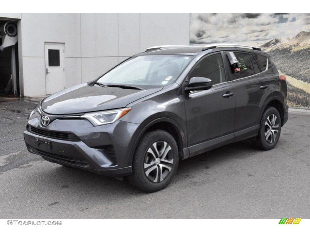 2016 RAV4 LE AWD - Magnetic Gray Metallic / Black photo #2