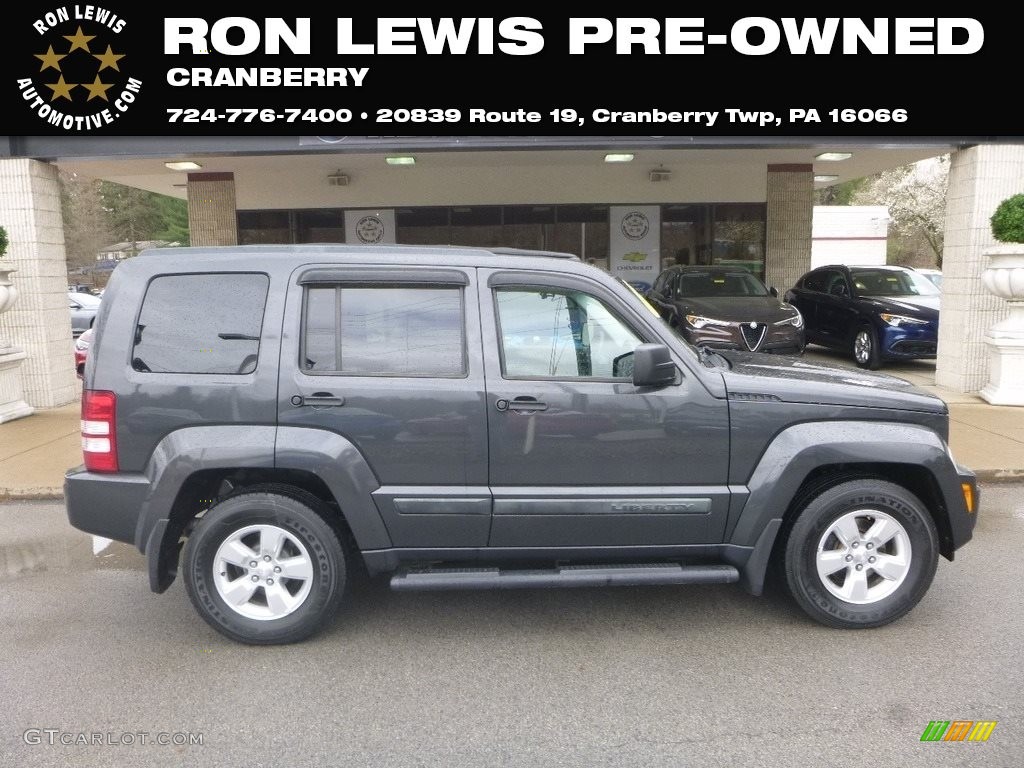 2010 Liberty Sport 4x4 - Dark Charcoal Pearl / Dark Slate Gray photo #1