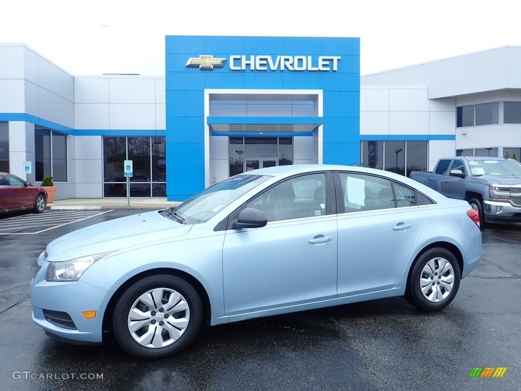 2012 Cruze LS - Ice Blue Metallic / Jet Black/Medium Titanium photo #1