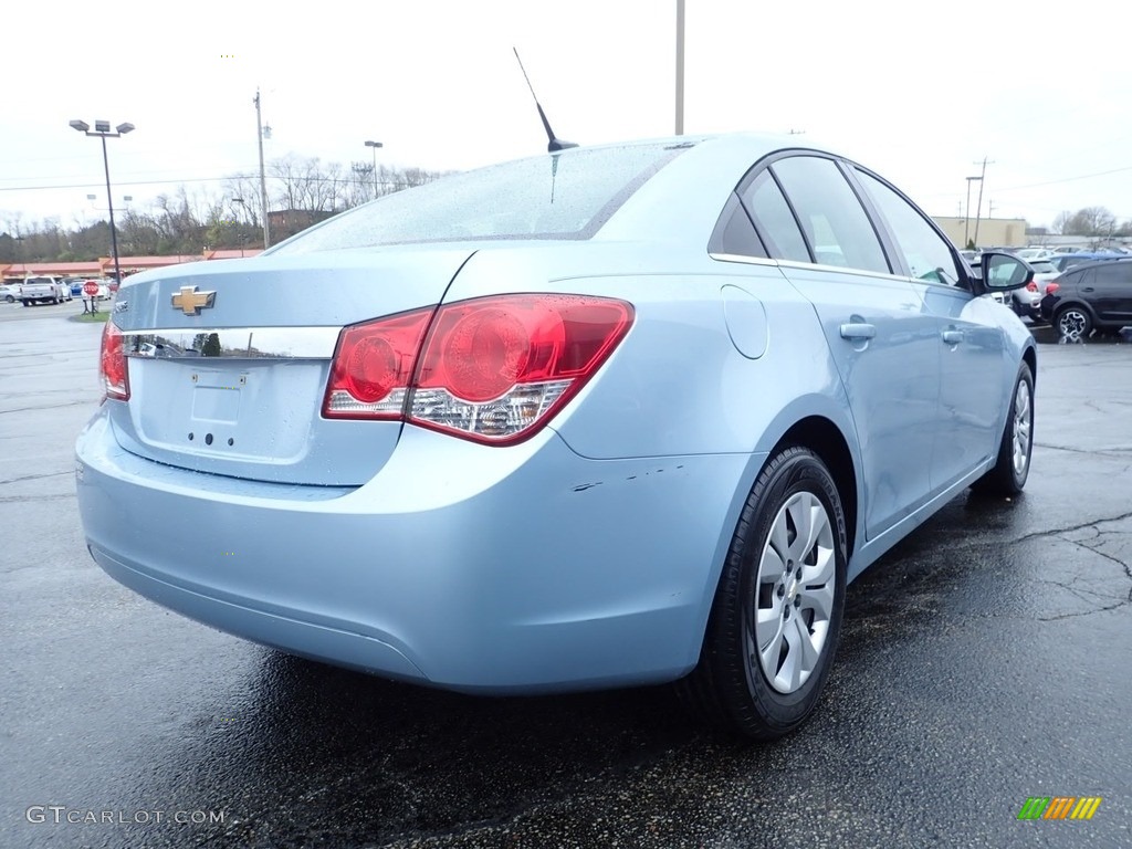 2012 Cruze LS - Ice Blue Metallic / Jet Black/Medium Titanium photo #7