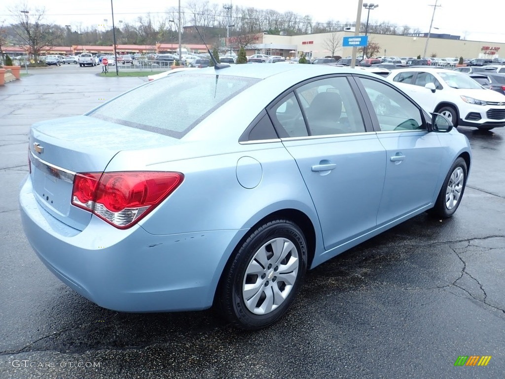 2012 Cruze LS - Ice Blue Metallic / Jet Black/Medium Titanium photo #8