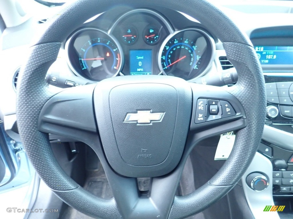 2012 Cruze LS - Ice Blue Metallic / Jet Black/Medium Titanium photo #26