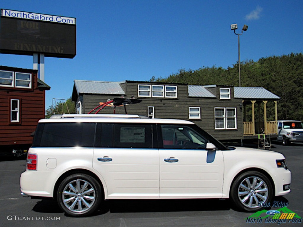 2014 Flex SEL AWD - White Platinum / Charcoal Black photo #6