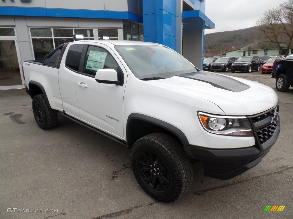 Summit White 2019 Chevrolet Colorado ZR2 Extended Cab 4x4 Exterior Photo #132894905