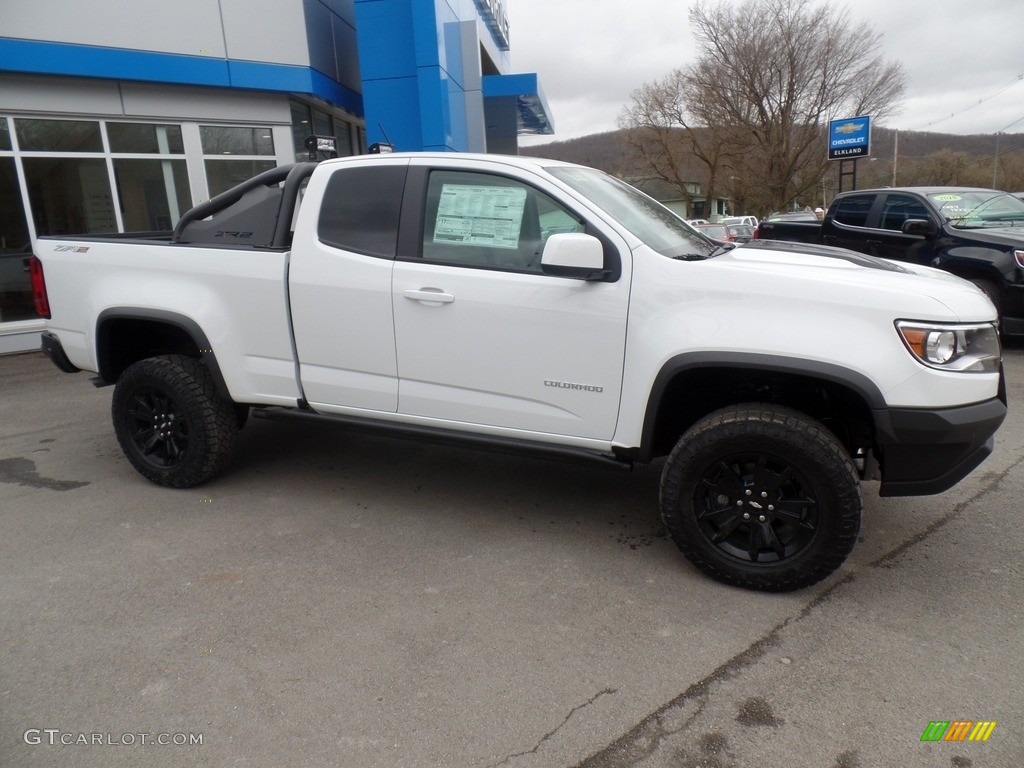 Summit White 2019 Chevrolet Colorado ZR2 Extended Cab 4x4 Exterior Photo #132894947