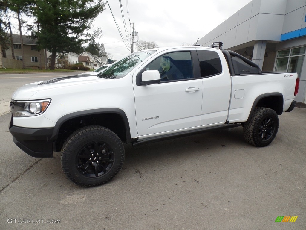 Summit White 2019 Chevrolet Colorado ZR2 Extended Cab 4x4 Exterior Photo #132895109