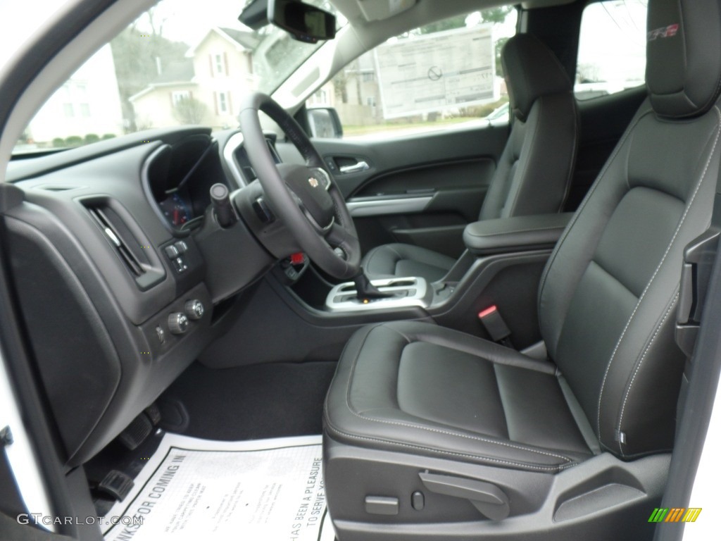 Jet Black Interior 2019 Chevrolet Colorado ZR2 Extended Cab 4x4 Photo #132895388