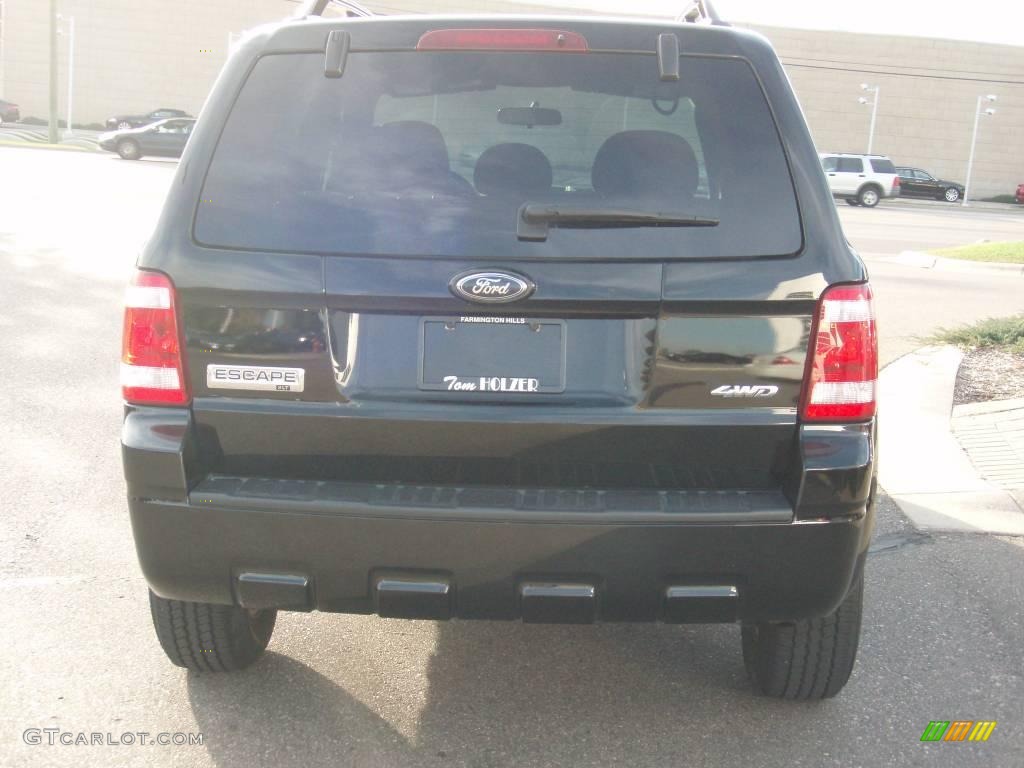 2008 Escape XLT V6 4WD - Black / Charcoal photo #4