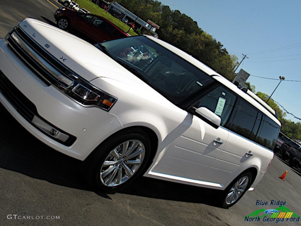 2014 Flex SEL AWD - White Platinum / Charcoal Black photo #33