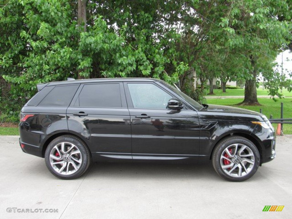 Santorini Black Metallic 2019 Land Rover Range Rover Sport Autobiography Dynamic Exterior Photo #132897167
