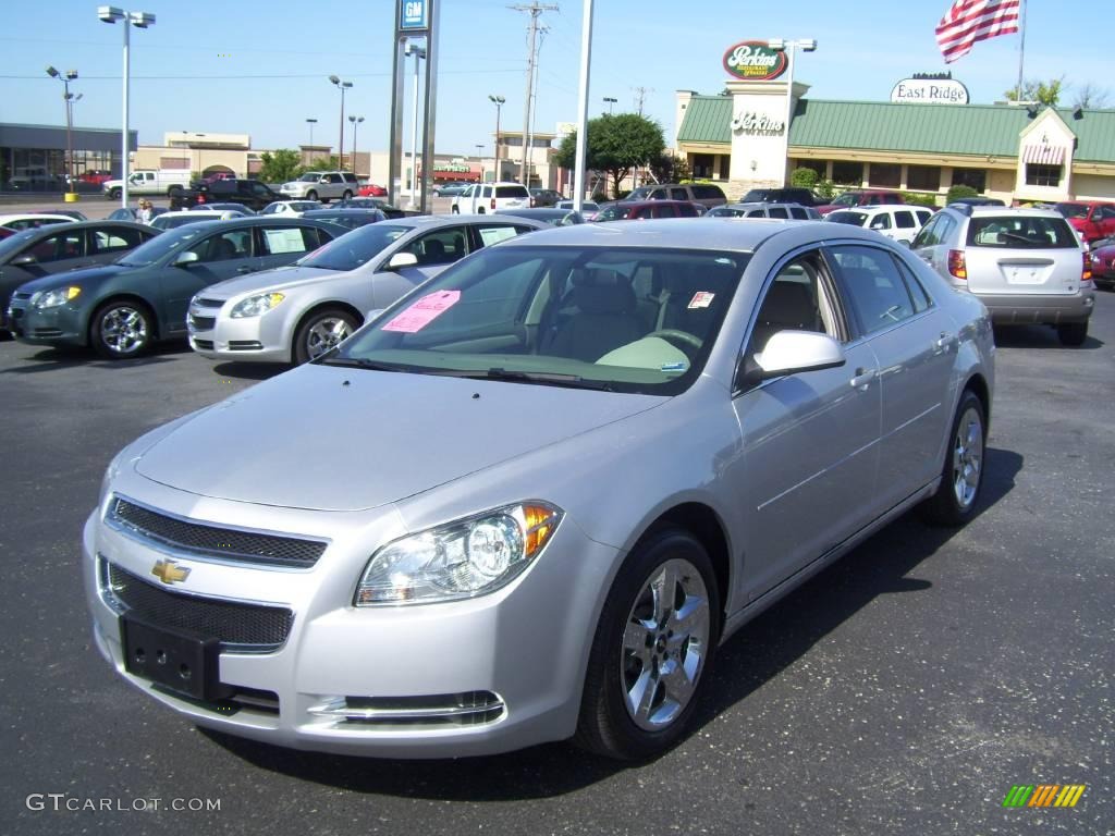 2009 Malibu LT Sedan - Silver Ice Metallic / Titanium photo #1