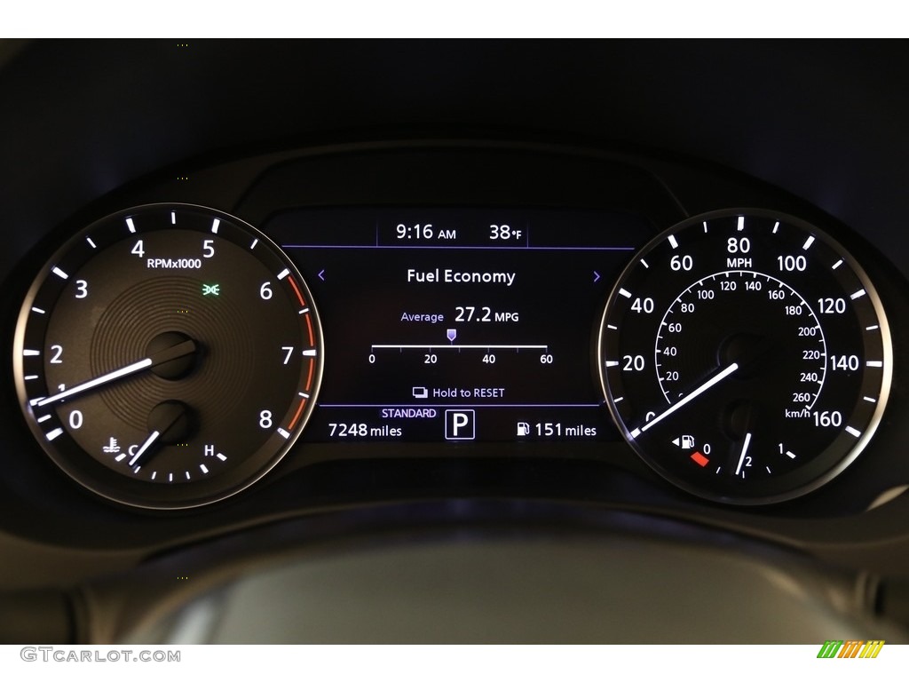 2019 Infiniti QX50 Luxe AWD Gauges Photo #132900347