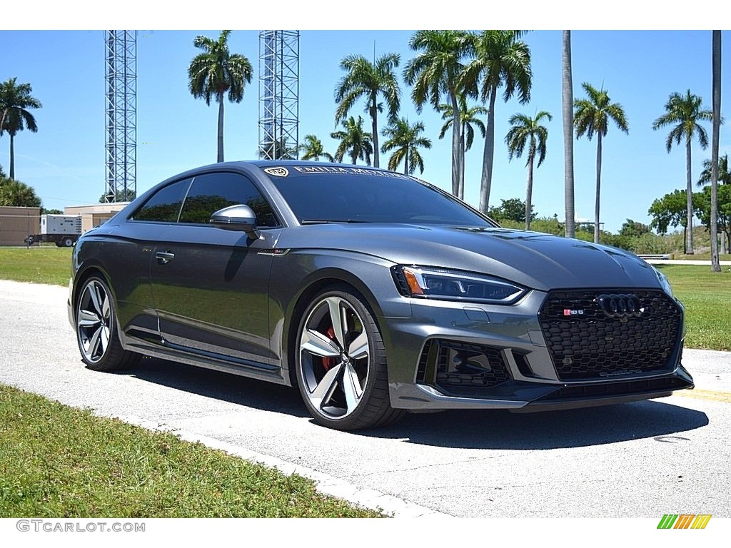 Daytona Gray Pearl 2018 Audi RS 5 2.9T quattro Coupe Exterior Photo #132902705