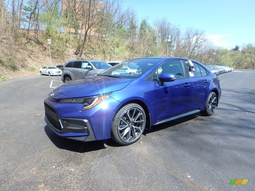 2020 Corolla SE - Blue Crush Metallic / Black photo #4