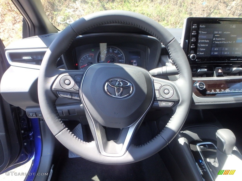 2020 Toyota Corolla SE Black Steering Wheel Photo #132903906