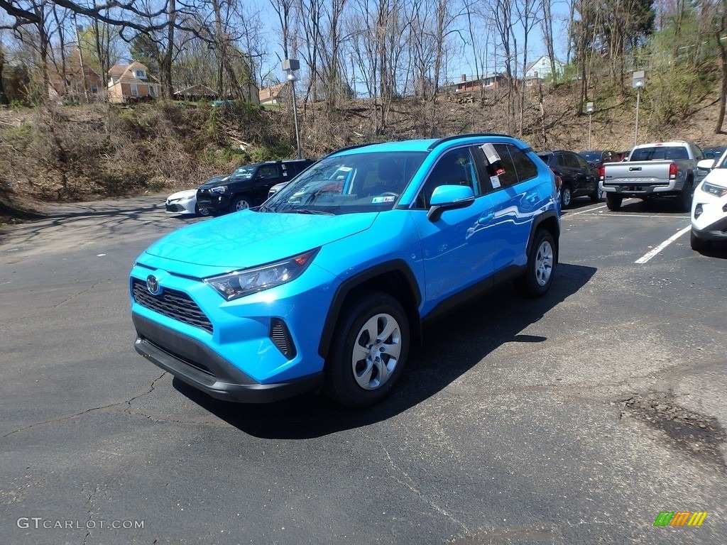 2019 RAV4 LE AWD - Blue Flame / Black photo #4