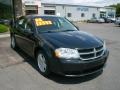 2008 Brilliant Black Crystal Pearl Dodge Avenger SXT  photo #3