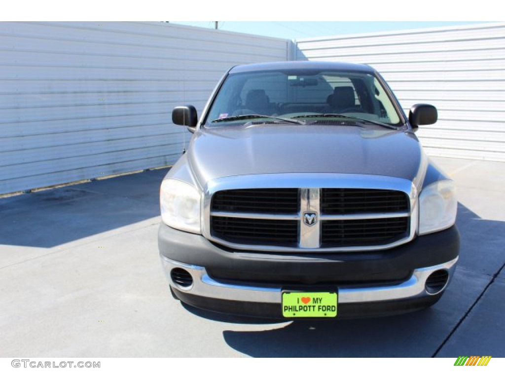 2008 Ram 1500 ST Quad Cab - Mineral Gray Metallic / Medium Slate Gray photo #3