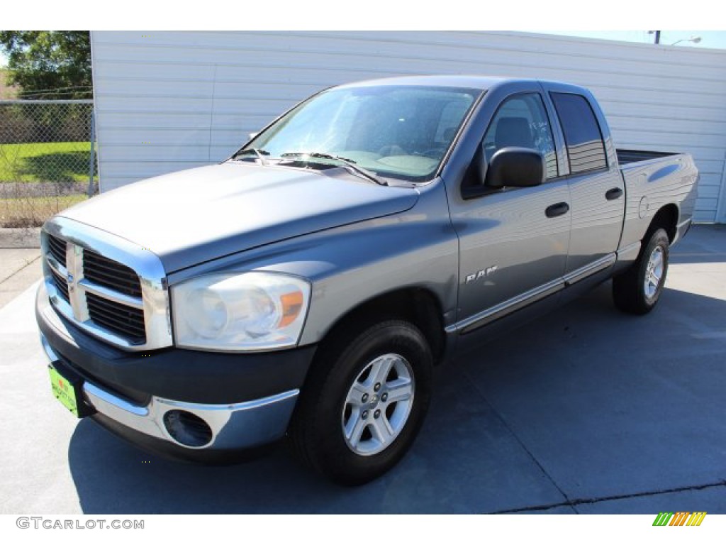 2008 Ram 1500 ST Quad Cab - Mineral Gray Metallic / Medium Slate Gray photo #4