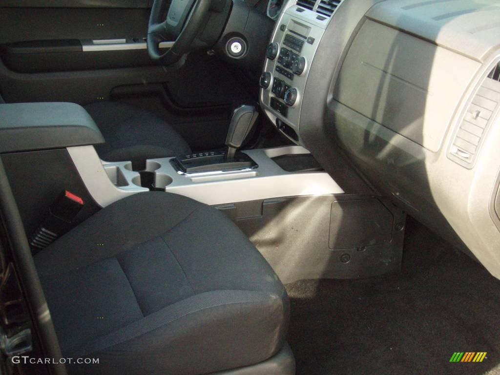 2008 Escape XLT V6 4WD - Black / Charcoal photo #14