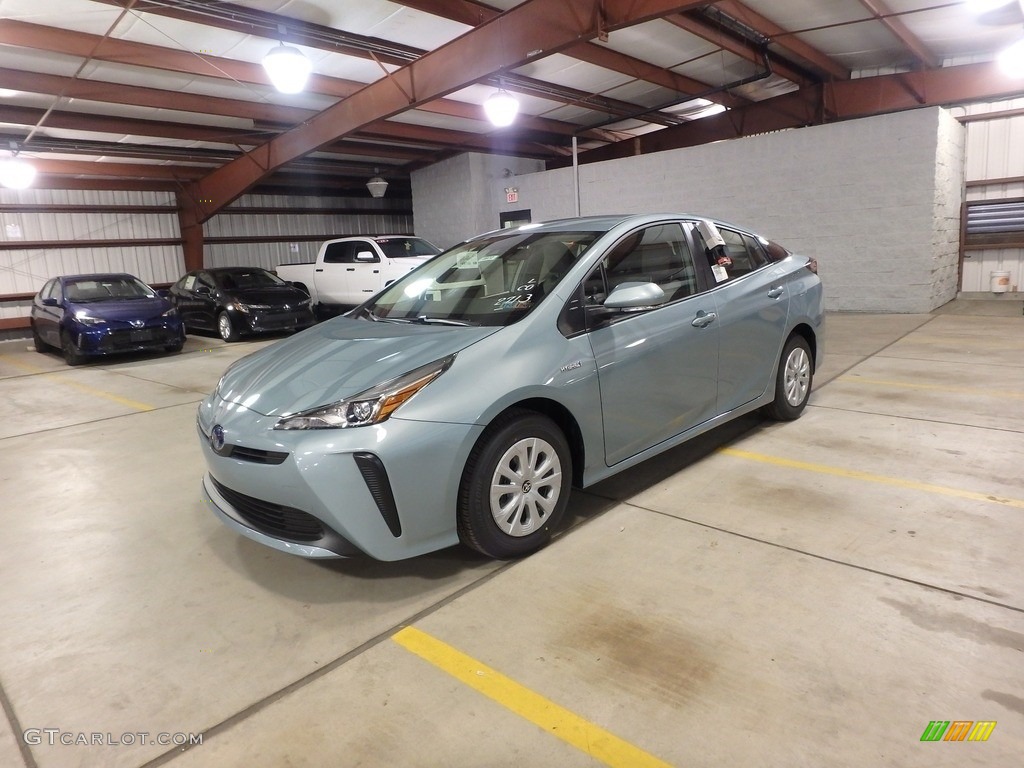 Sea Glass Pearl 2019 Toyota Prius L Eco Exterior Photo #132908013