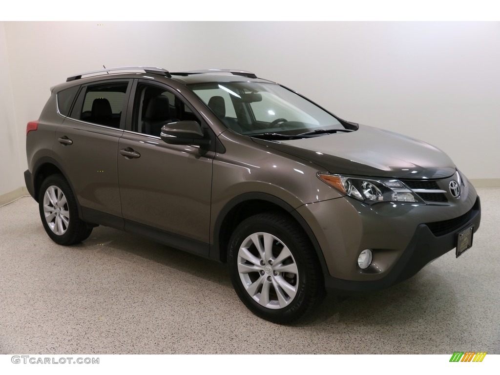 2014 RAV4 Limited AWD - Pyrite Mica / Black photo #1