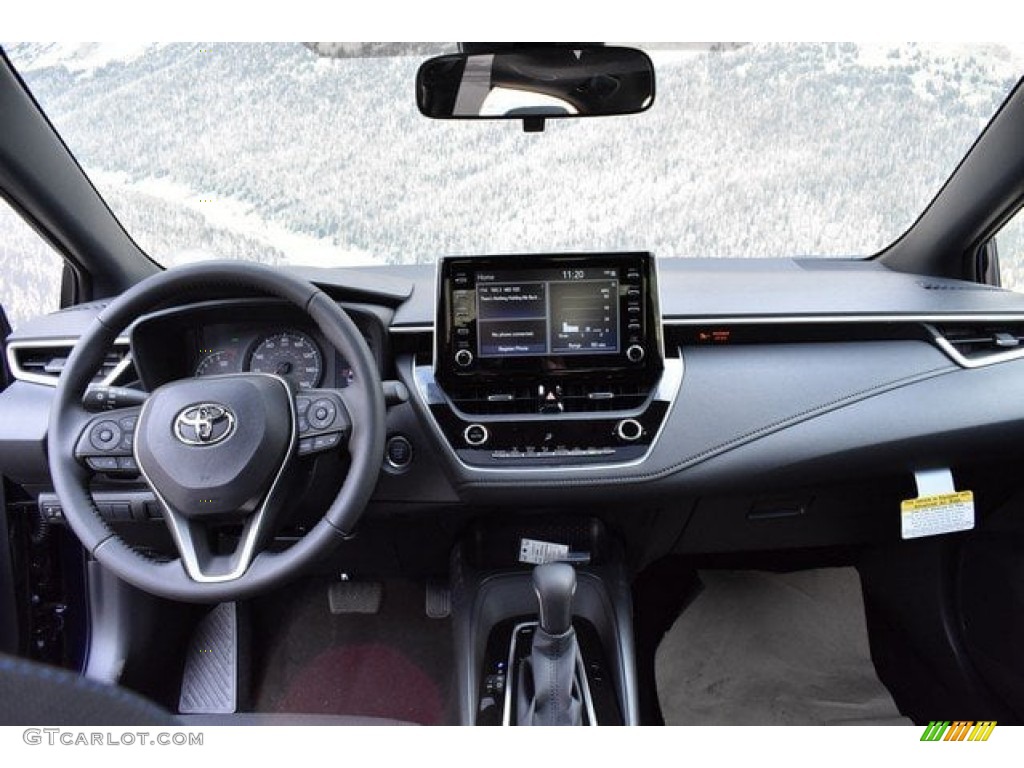 2020 Toyota Corolla SE Black Dashboard Photo #132910188