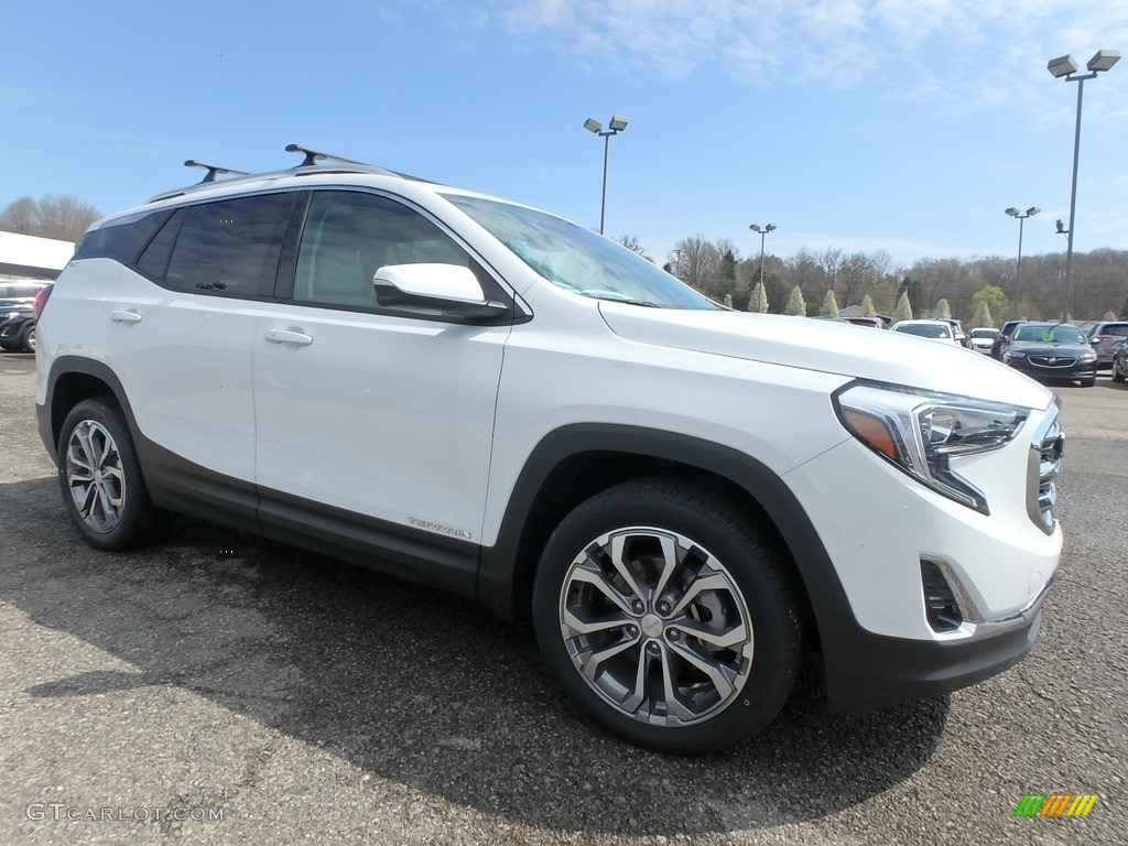 Summit White 2019 GMC Terrain SLT AWD Exterior Photo #132910704
