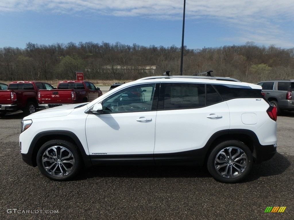 Summit White 2019 GMC Terrain SLT AWD Exterior Photo #132910905