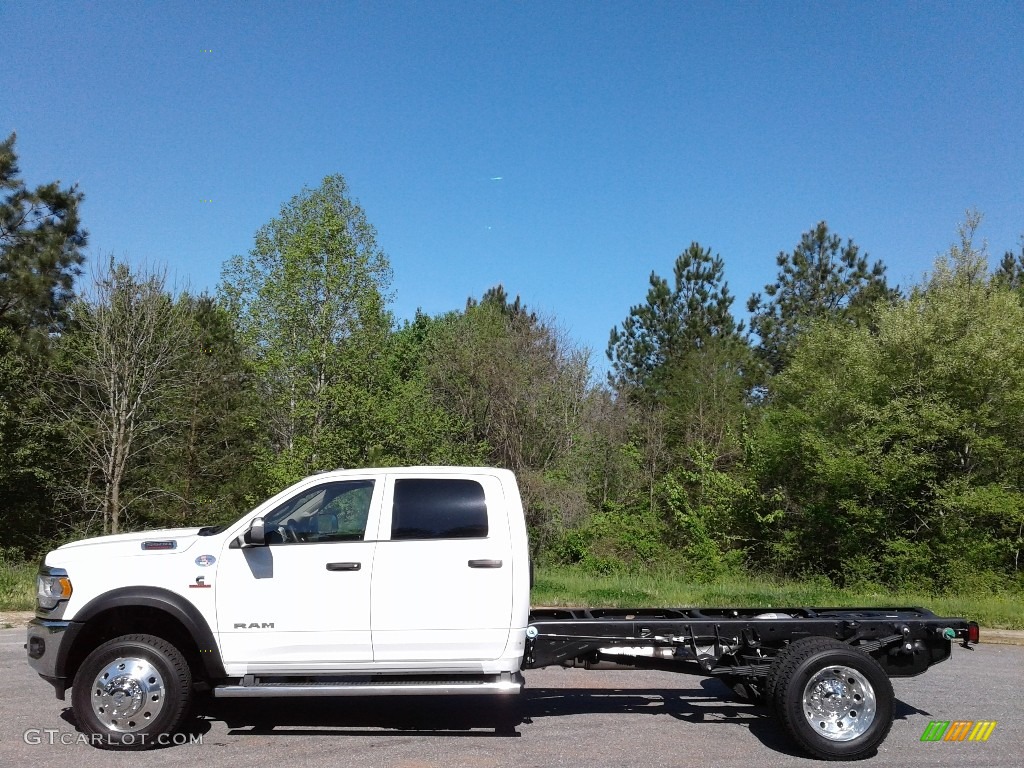 Bright White 2019 Ram 5500 Tradesman Crew Cab 4x4 Chassis Exterior Photo #132911103