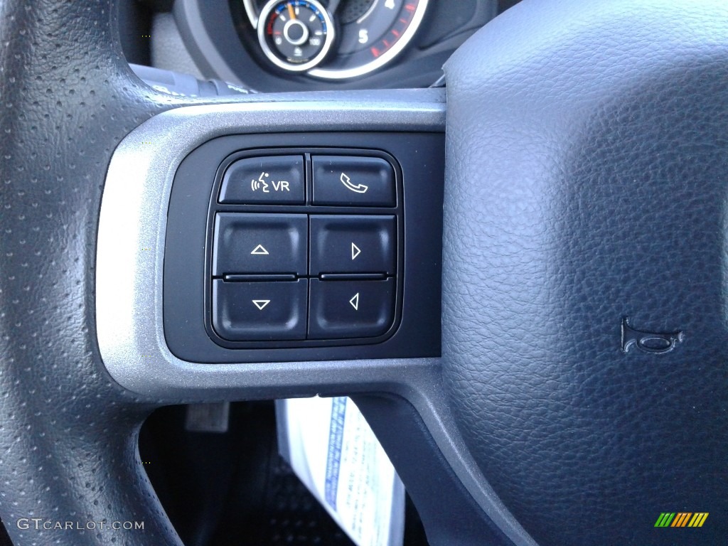 2019 Ram 5500 Tradesman Crew Cab 4x4 Chassis Black Steering Wheel Photo #132911433