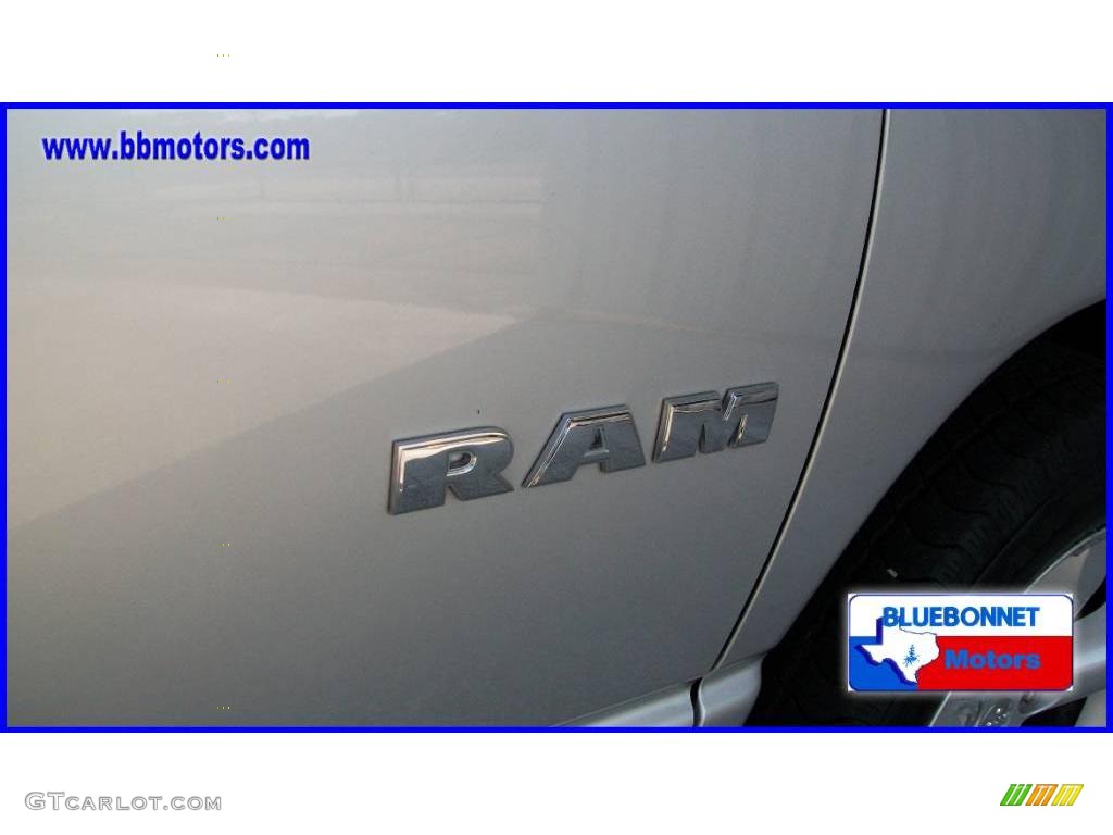 2008 Ram 1500 Big Horn Edition Quad Cab - Bright Silver Metallic / Medium Slate Gray photo #15
