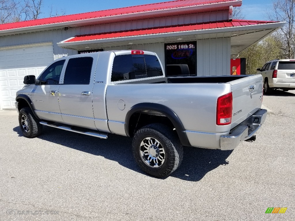 2006 Ram 2500 SLT Mega Cab 4x4 - Bright Silver Metallic / Medium Slate Gray photo #3