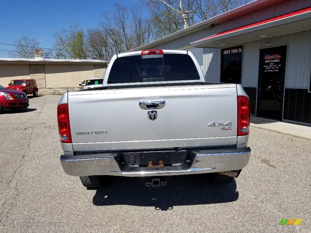 2006 Ram 2500 SLT Mega Cab 4x4 - Bright Silver Metallic / Medium Slate Gray photo #4