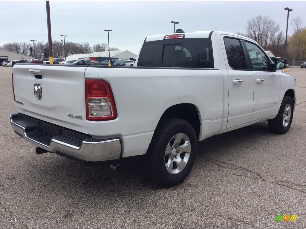 2019 1500 Big Horn Quad Cab 4x4 - Bright White / Black/Diesel Gray photo #6