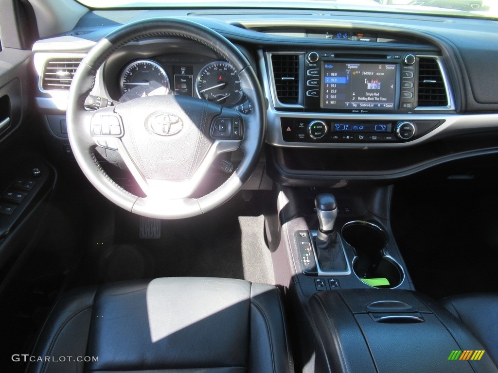 2015 Highlander XLE AWD - Attitude Black Metallic / Black photo #14