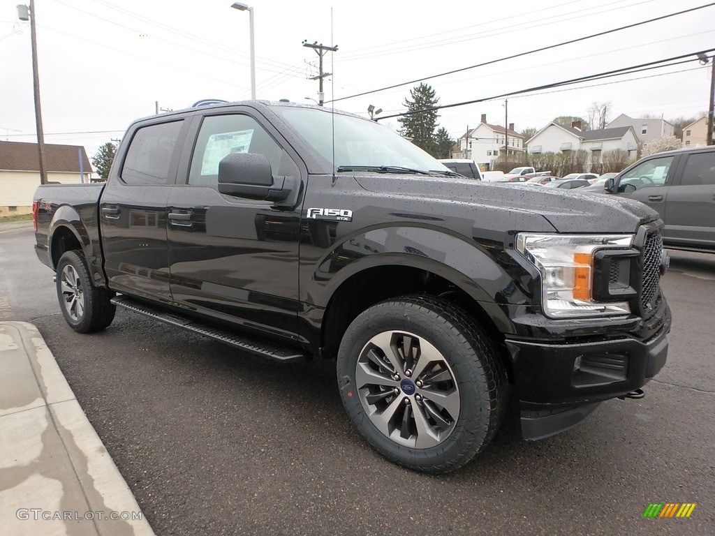 2019 F150 STX SuperCrew 4x4 - Agate Black / Black photo #3