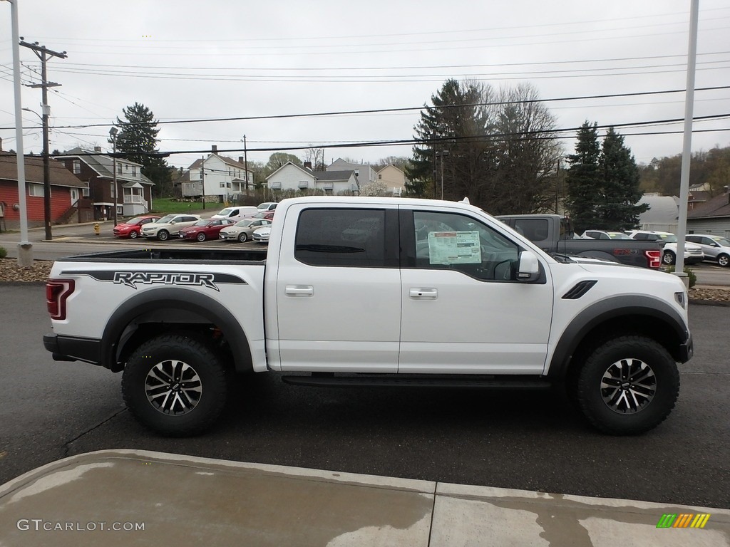 2019 F150 SVT Raptor SuperCrew 4x4 - Oxford White / Raptor Black photo #4