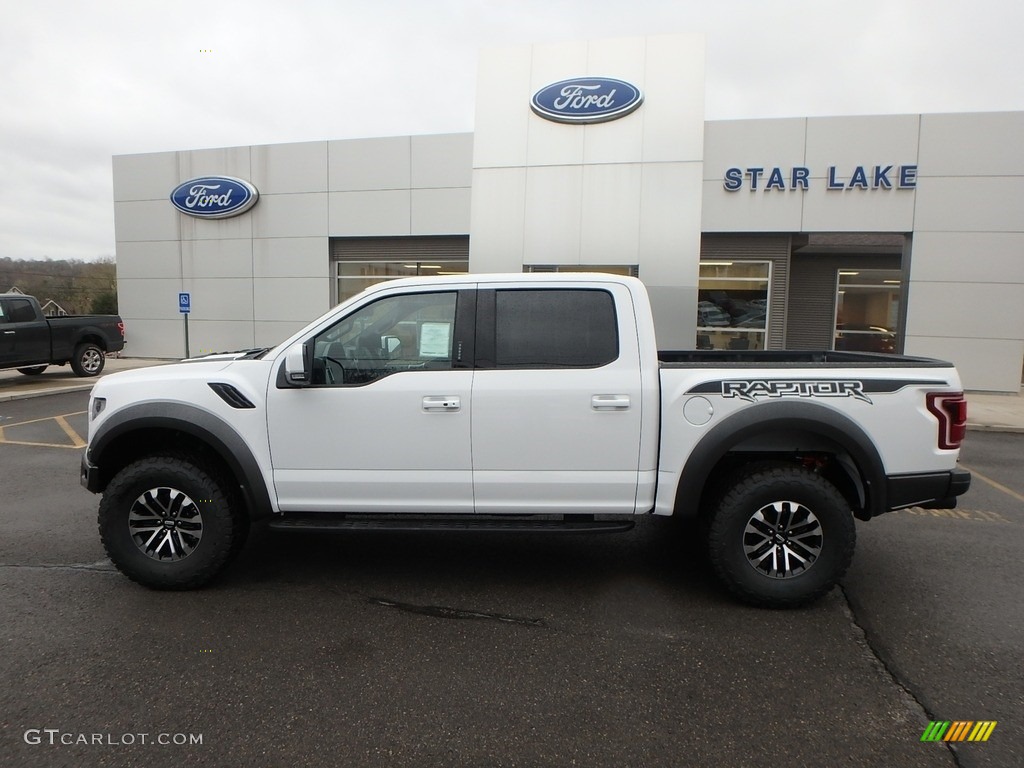 2019 F150 SVT Raptor SuperCrew 4x4 - Oxford White / Raptor Black photo #8