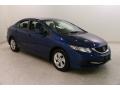 Dyno Blue Pearl 2013 Honda Civic LX Sedan