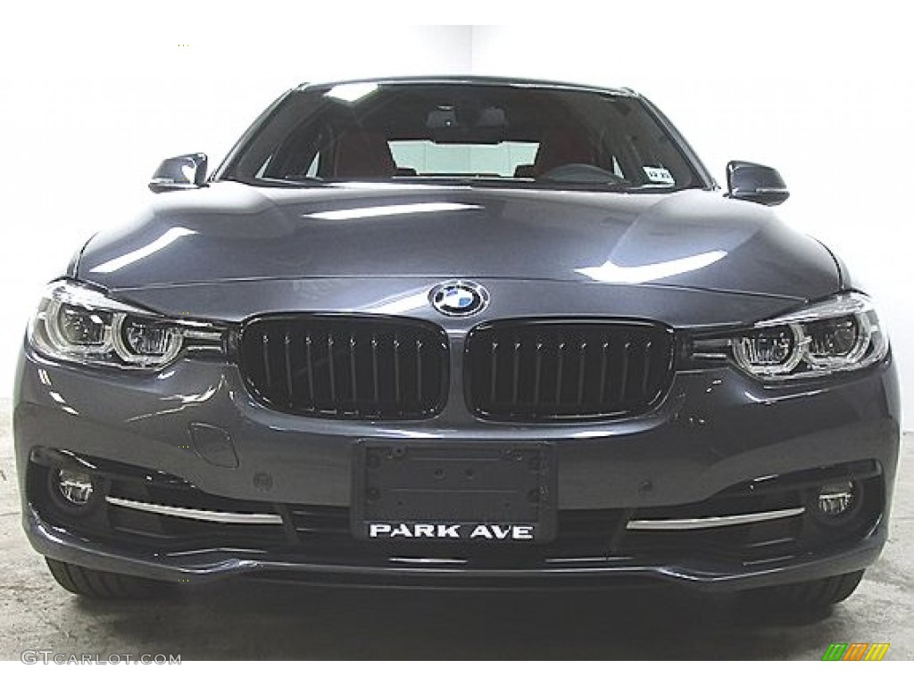 2018 3 Series 330i xDrive Sedan - Mineral Grey Metallic / Coral Red photo #5