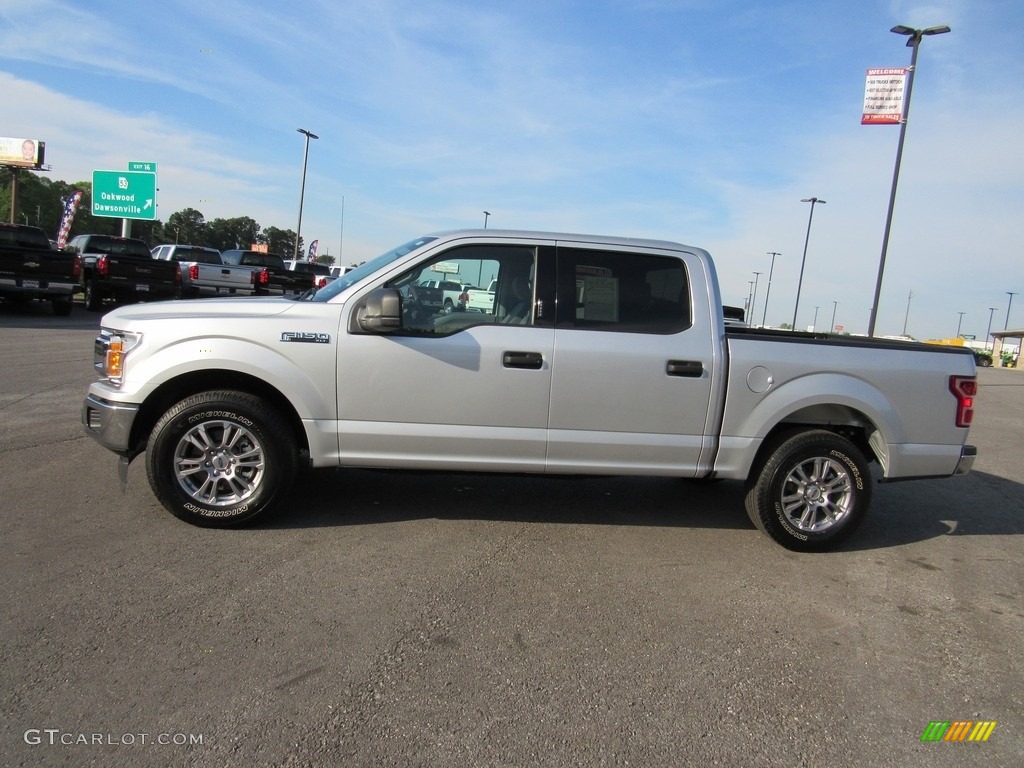 2018 F150 XLT SuperCrew - Ingot Silver / Earth Gray photo #2