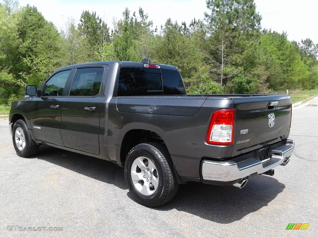 2019 1500 Big Horn Crew Cab - Granite Crystal Metallic / Black/Diesel Gray photo #8